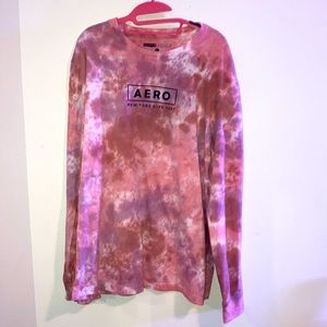 Large tie dye Aero long sleeve tee